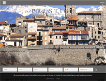 Tablet Screenshot of prestige-immo.fr